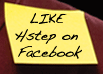 Sticky Navigation - Home - Facebook Link - Yellow Postit Note with Black Writing